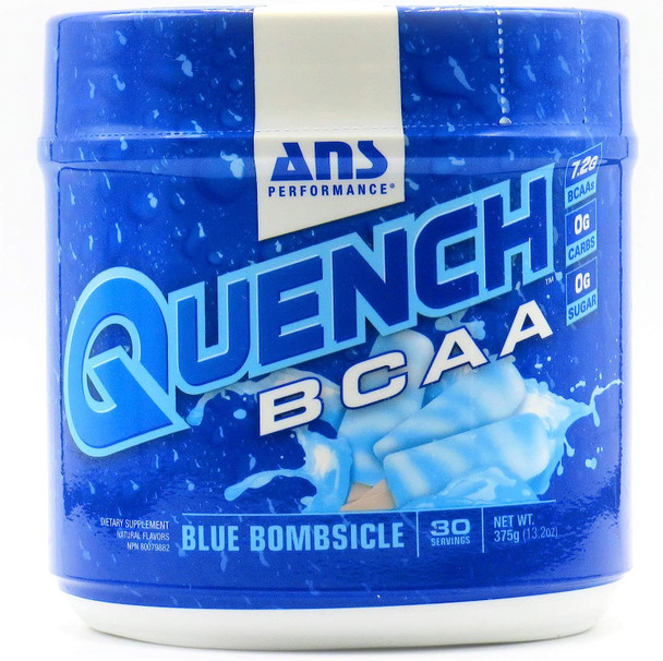 ANS Performance Quench BCAA (30 Servings, 13.2 oz) (Blue Bombsicle)