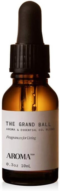 AromaTech The Grand Ball Aroma Oil for Scent Diffusers, Premium Aroma Oil, 100% Pure Diffuser Blend Rose, Orris Leather, Tonka Bean, Sandalwood for Cold-Air and UltraSonic Scent Machines - 10 Milliliter