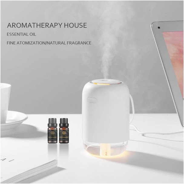 Aromatherapy Eucalyptus Essential Oil Set for Diffuser, 4x10ml 100% Pure Lavender Essential Oil Kit for Humidifier-Peppermint, Rosemary Essential Oils Set, Pure Peppermint Essential Oils Kit for Home