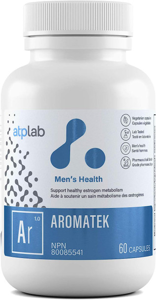 ATP LAB | Aromatek 60 caps | New and unique Men's health formula. Helps to support healthy estrogen metabolism