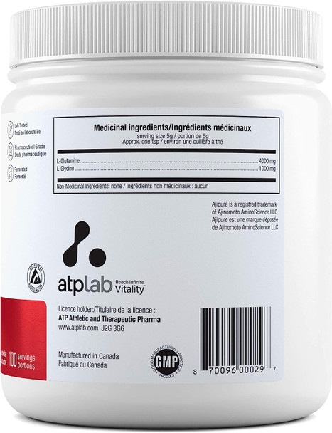 ATP LAB | Glutamed 500g | Pure Pharmaceutical-grade Glutamine and Glycine. The best combination of glutamine and glycine.