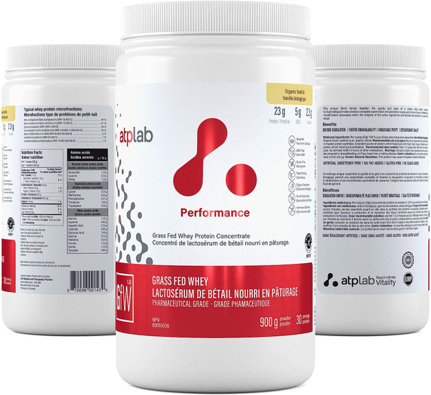 ATP LAB | Grass Fed Whey 900g | Grass Fed Whey Protein Concentrate.