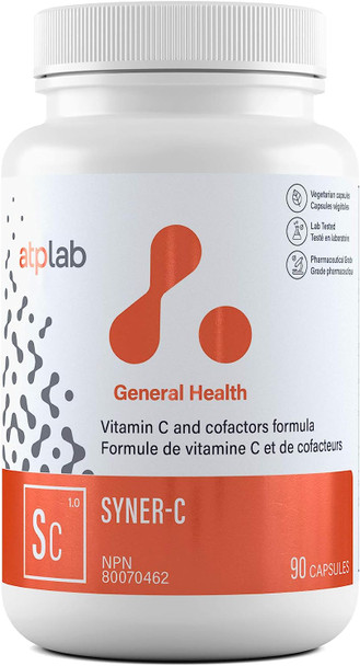 ATP LAB | Syner-C 90 caps | Syner-C, the ultra-potent chelated vitamin C formula combined with quercetin for optimal immunity.