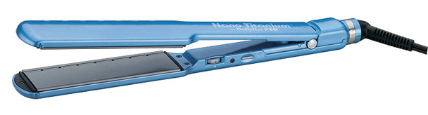 BaBylissPRO Nano-Titanium & Ceramic Wet-to Dry Ultra-Slim, Extra-Long Flat Iron with 1.5" wide plates