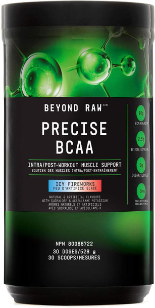 Beyond Raw Precise BCAA - Icy Fireworks, 30 Servings, Post-Workout Muscle Support