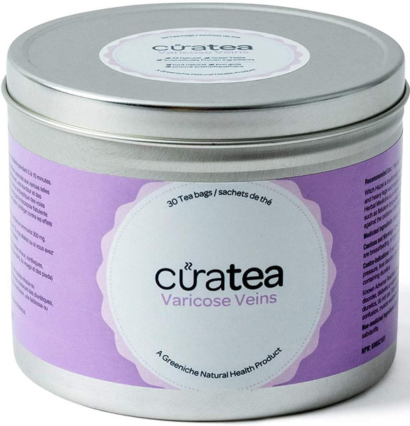 Curatea Varicose Veins , Vein Support Tea , Better Blood Circulation , Have Healthy Veins , Works as Leg & Vein Supplement , Relieve Swelling, Inflammation and Tingling of Legs