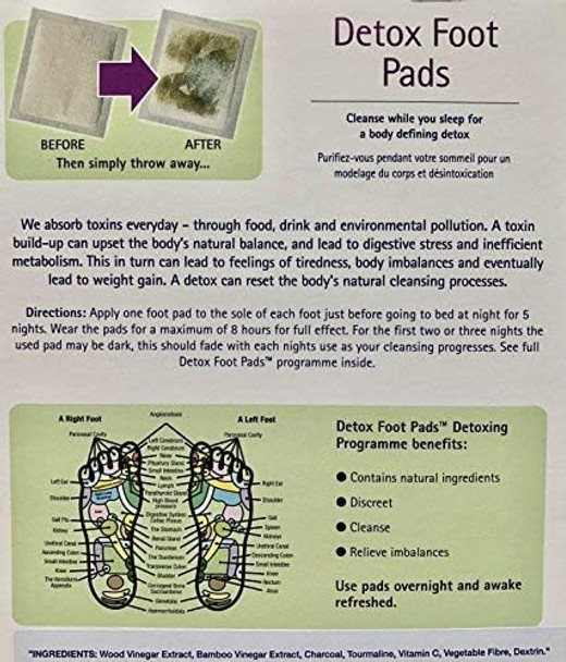 Detox Foot Pads 10 pads