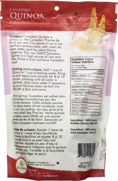 Ecoideas Authentic Canadian-Golden Quinoa, 400g