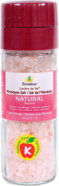 Ecoideas Natural Coarse Salt Grinder, 105g