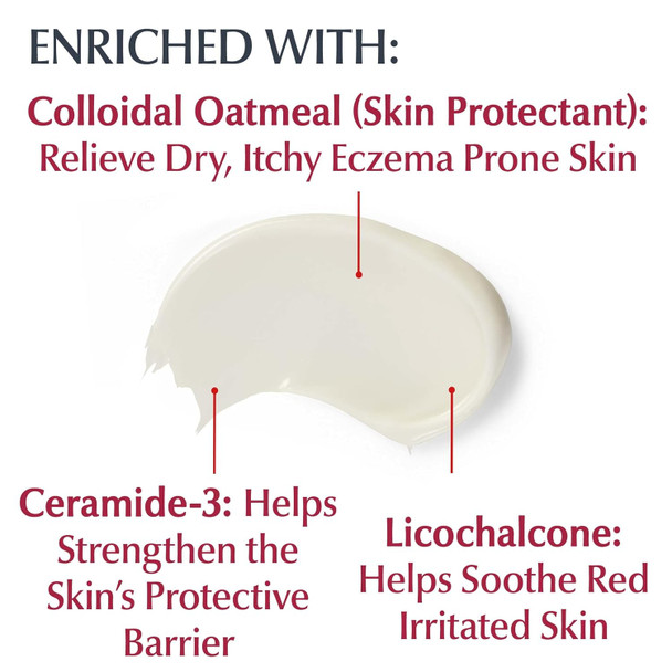 Eucerin Eczema Relief Cream Full Body Lotion For Eczema Prone Skin  8 Oz Tube