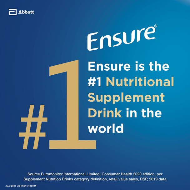 Ensure NutriVigor Protein Shake | Boost Energy and Help Support Recovery| Vitamin D Supplement with Protein, CaHMB and 27 Vitamins and Minerals | 400g | Vanilla Flavour Ensure NutriVigor Protein Shake | Boost Energy and Help Support Recovery| Vitamin D Supplement with Protein, CaHMB and 27 Vitamins and Minerals | 400g | Vanilla Flavour