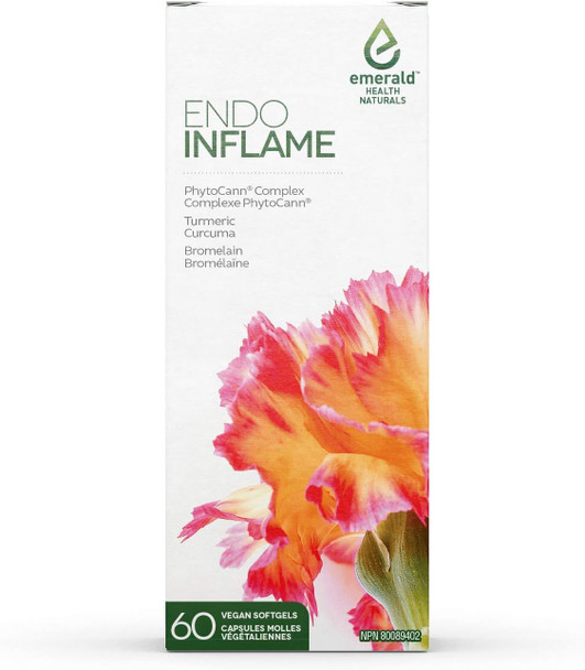 Emerald Health Naturals Endo Inflame 60 Vegan Softgels 60 count