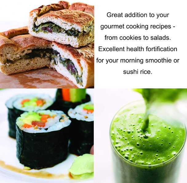 Foothills Naturals Kelp Powder Organic - 1 Pound / 454g Canadian 900+ Doses