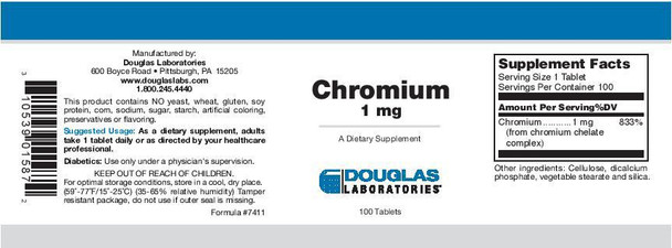 Douglas Laboratories Chromium 1 mg
