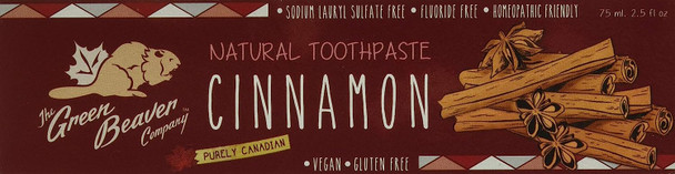 Green Beaver Fluoride free Cinnamon Toothpaste 75ml
