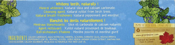 Green Beaver Fluoride free Frosty Mint Toothpaste 75ml