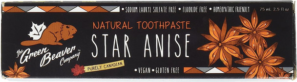 Green Beaver Fluoride free Star Anis Toothpaste 75ml