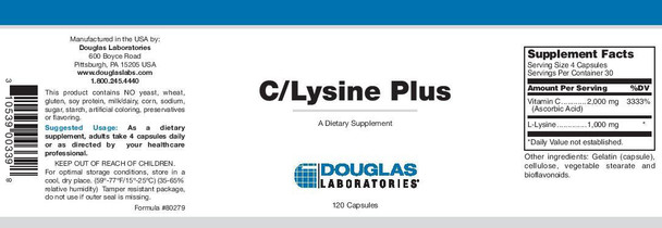 Douglas Laboratories C/Lysine Plus