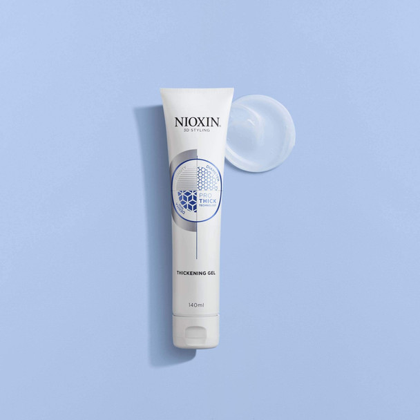 Nioxin 3D Styling Hair Thickening Gel, Strong Hold and Texture, 5.13 Oz