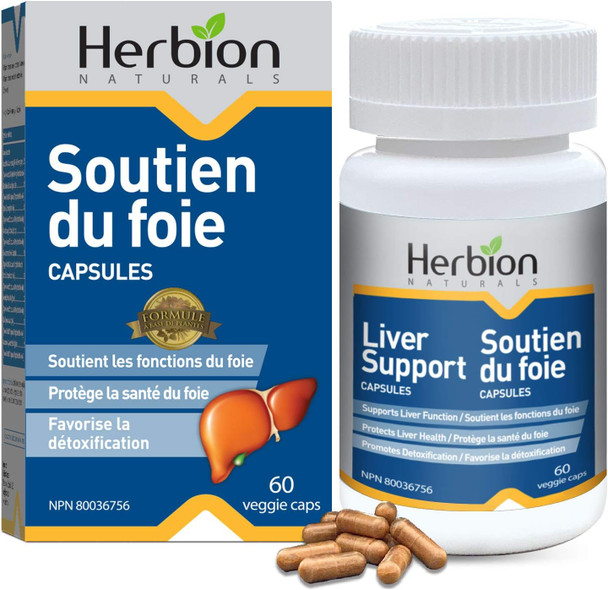 Herbion Naturals Liver Support With Milk Thistle, 60 caps  Herbal Liver Detoxifier, Cleanser, Protects and Strengthens Liver Health, Promotes Healthy Liver Function Herbion Naturals Liver Support With Milk Thistle, 60 caps  Herbal Liver Detoxifier, Cleanser, Protects and Strengthens Liver Health, Promotes Healthy Liver Function