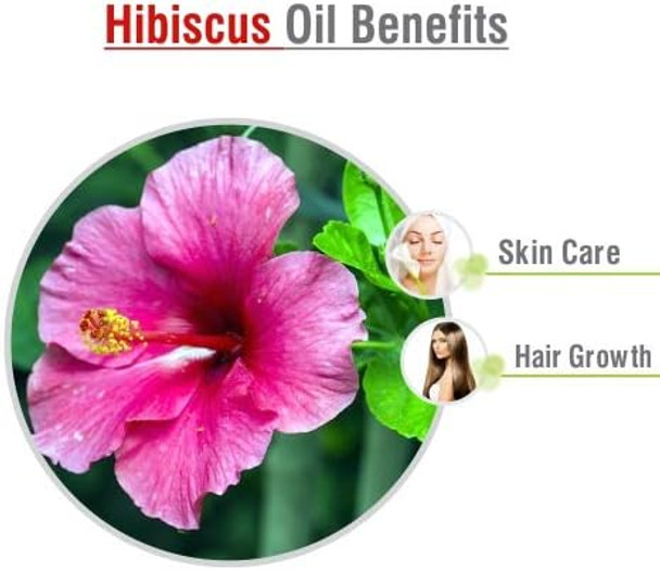 Hibiscus (Hibiscus sabdariffa) Pure Natural Oil (15ml Dropper)