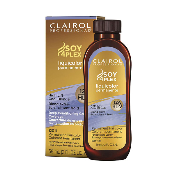 Clairol Permanent Liquicolor, 12A High Lift Cool Blonde, 2 Fl Oz