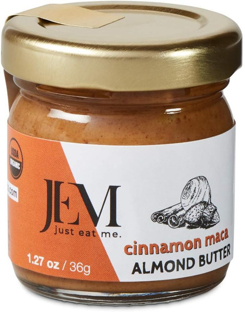 JEM Cinnamon Maca Almond Spread 36 G/ 1.27 Oz 36 gram