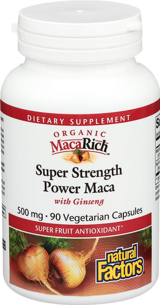 Macarich Super Strength Maca Concentrate 500Mg 90 Vegetarian Capsules