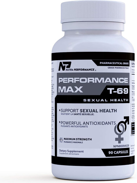 Max Performance Supplement with D-Aspartic, Fenugreek & DIM - T-69