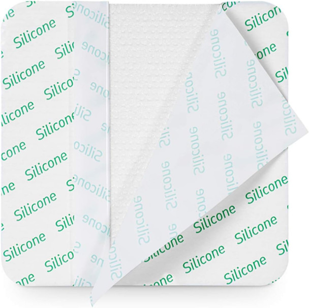 MedVance TM Silicone - Silicone Adhesive Foam Absorbent Dressing,15 cm x 15 cm, Box of 5 dressings