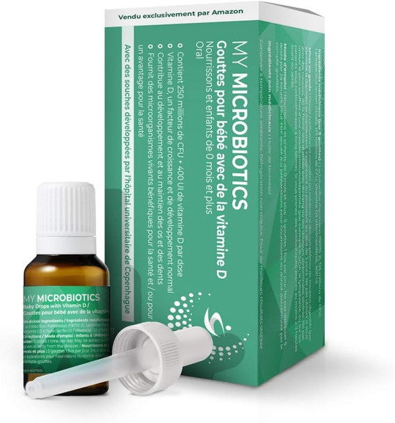 My Microbiotics Baby Drops With Vitamin D, 7.5ml