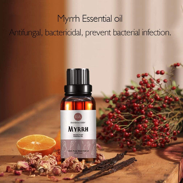 Myrrh Essential Oil 30ml (1oz) - 100% Pure Therapeutic Grade for Aromatherapy Diffuser, Massage, Skin Care Myrrh Essential Oil 30ml (1oz) - 100% Pure Therapeutic Grade for Aromatherapy Diffuser, Massage, Skin Care