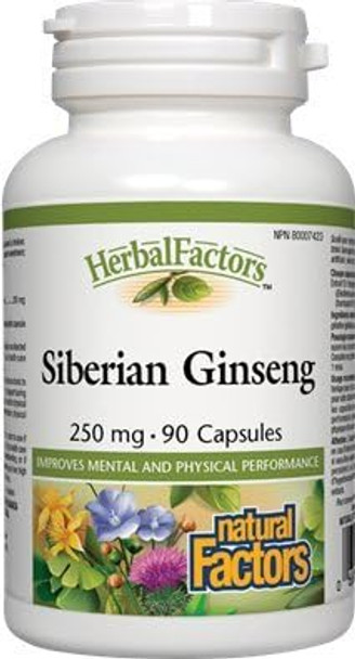 Natural Factors Siberian Ginseng Extract, 90