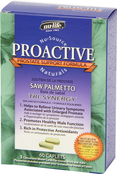 Nu-Life Proactive Caplets, 60 Count Blister/IFC