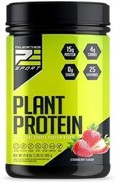 PaleoEthics Sport by LeanFit - Plant Protein - Natural Strawberry (615g)