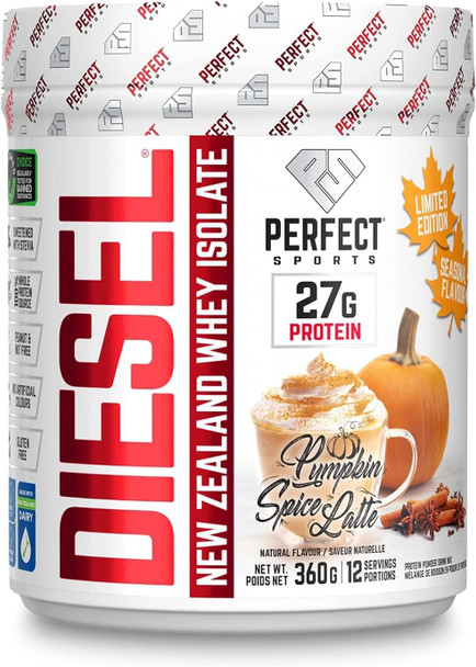 PERFECT SPORTS Diesel New Zealand Whey Isolate Pumpkin Spice Latte 360g