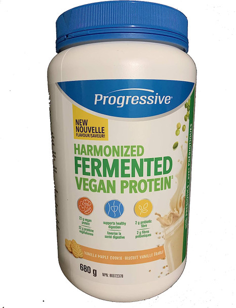 Progressive Harmonized Fermented Vegan Protein Maple Vanilla Cookie 680 g