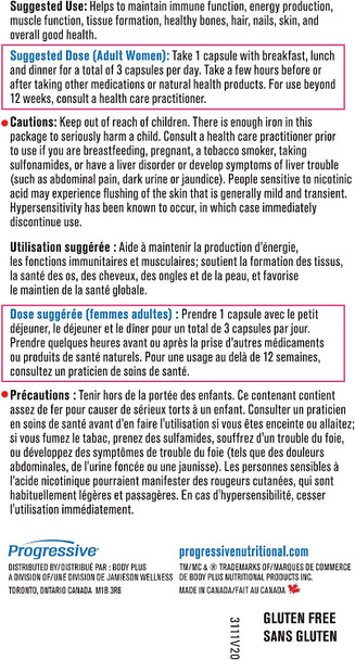 Progressive MultiVitamin for Active Women - 60 Capsules | Made with Green Food Concentrates, Antioxidants, Green Tea, Glutamine, ALA, Vitamin D3 and Vitamin K2 Progressive MultiVitamin for Active Women - 60 Capsules | Made with Green Food Concentrates, Antioxidants, Green Tea, Glutamine, ALA, Vitamin D3 and Vitamin K2
