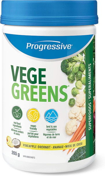 Progressive Vegegreens Pineapple Coconut 265 gram Pineapple Coconut