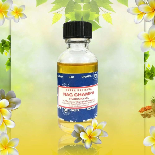 Satya Nag Champa Fragrance oil (1 oz)- 30 ML