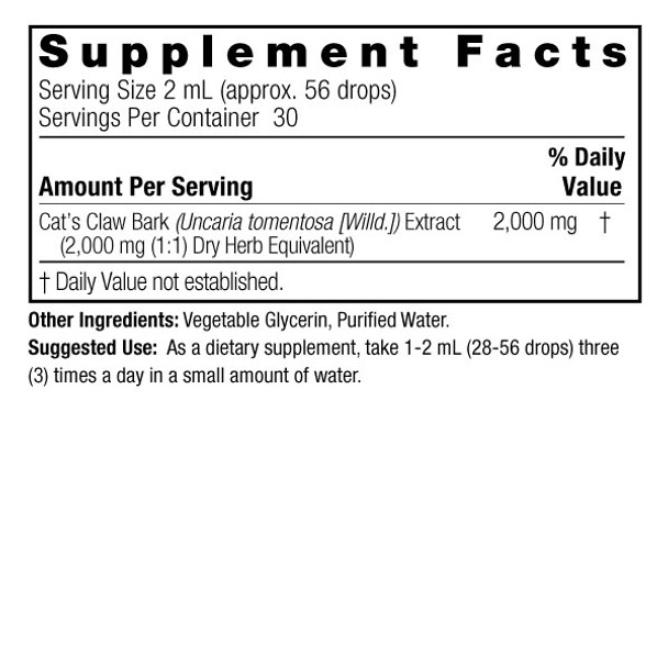 Natures Answer Cat's Claw, 60ml