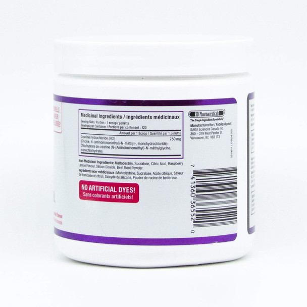 SD Pharmaceuticals CREATINE HCL - Raspberry Lemonade - 300g - Enhance ATP Energy Metabolism - Maximizes Levels of Phosphocreatine - Muscle Cell Volume & Protein Synthesis - Satellite Cell Activity - Ultra Concentrated Form