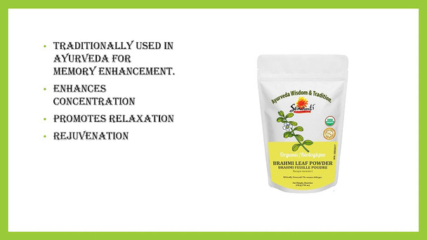 Sewanti Organic Brahmi Leaf Powder (npn): 80092677 200 gram