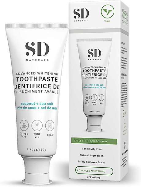 Spa-Dent Advanced Whitening Toothpaste Made in Canada with Advanced Dental Grade Ingredients
