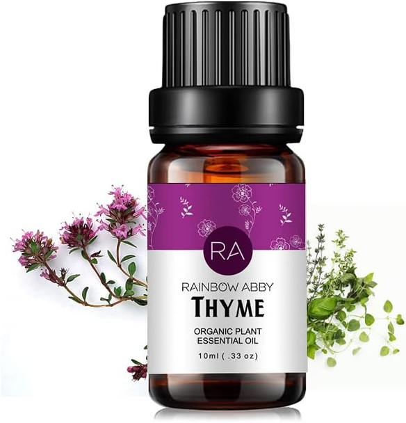 Thyme Essential Oil (10ML), 100% Pure Natural Aromatherapy Thyme Oil for Diffuser