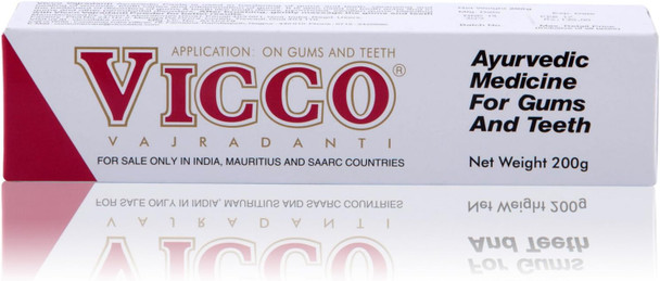 Vicco Vajradanti Toothpaste 200G (Ship from India)