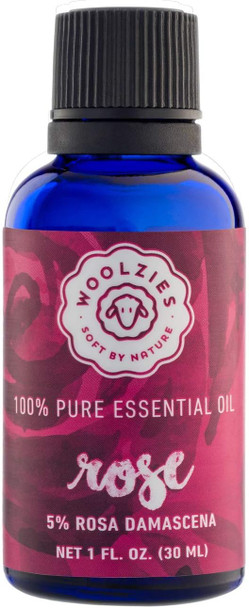 Woolzies best quality 100% natural blend of rose oil and other essential oils, therapeutic grade, 1 fl oz