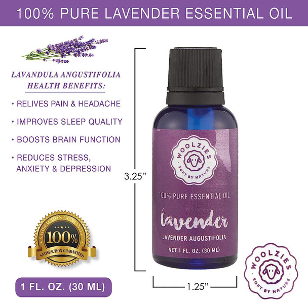 Woolzies Lavender 100% Pure Essential Oil - 1 fl Oz