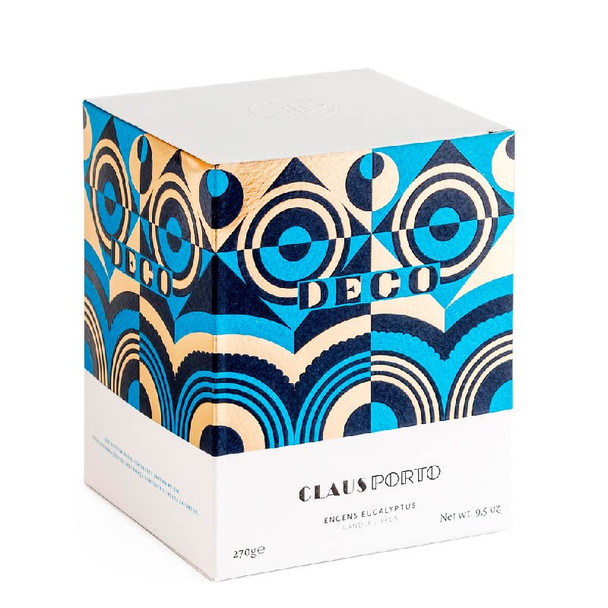 Claus Porto DECO - ENCENS EUCALYPTUS CANDLE (270g / 9,5 oz.), 9.5 oz.