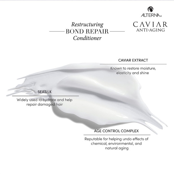 Alterna Caviar Anti-Aging Restructuring Bond Repair Conditioner | Rebuilds & Strengthens Damaged Hair | Sulfate Free